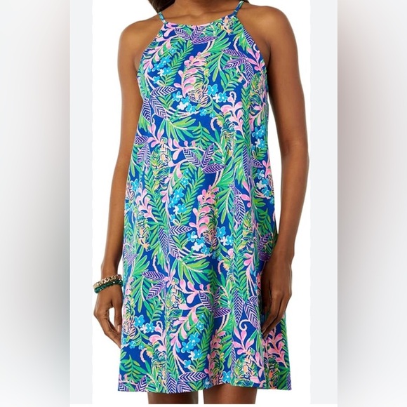 Lilly Pulitzer Dresses & Skirts - Lilly Pulitzer Margot Dress Borealis Blue How You Like Me Prowl XL